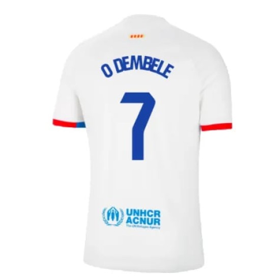 Camiseta de visitante O.DEMBELE FC Barcelona 2023/24 para hombres