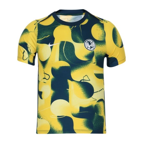 Camiseta Hombre Tercera Prematch Amarilla Club América 2024/25