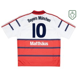 Camiseta retro Bayern Múnich 1998/00 visitante para hombre Matthäus #10