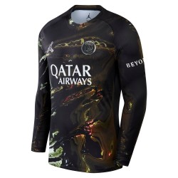 Niño PSG 2025/26 Camiseta Jordan Night Edition de Manga Larga