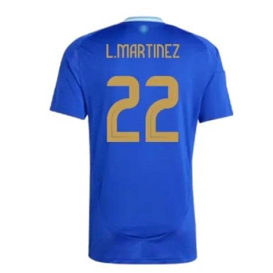Camiseta de visitante L.MARTINEZ Argentina 2024 para hombres Camiseta de visitante L.MARTINEZ Argentina 2024 para hombres