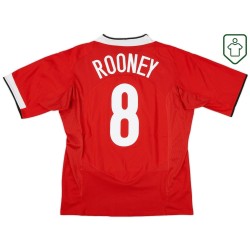 Camiseta retro local hombre Manchester United 2004/06 Rooney #8