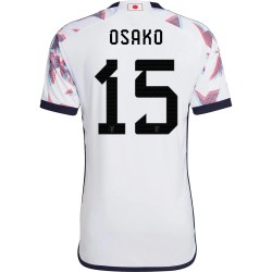 Yuya Osako #15 Japón Camiseta de Visita Mundial 2022