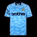 Camiseta Retro de Local Manchester City 1992 para Hombre