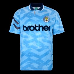 Camiseta Retro de Local Manchester City 1992 para Hombre