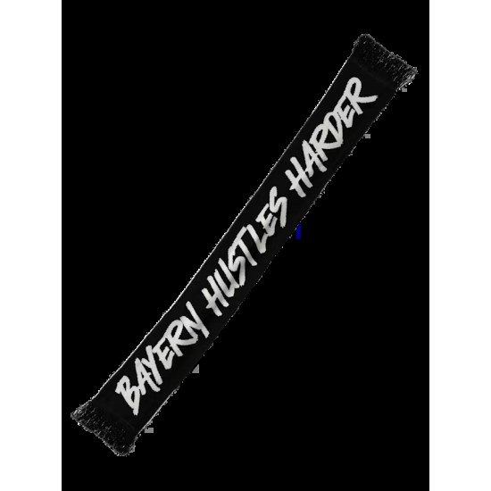 Bufanda Tejida Hustles Harder Bayern Munich - Negro