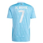 Camiseta de visitante DE BRUYNE Bélgica 2024/25 para mujeres