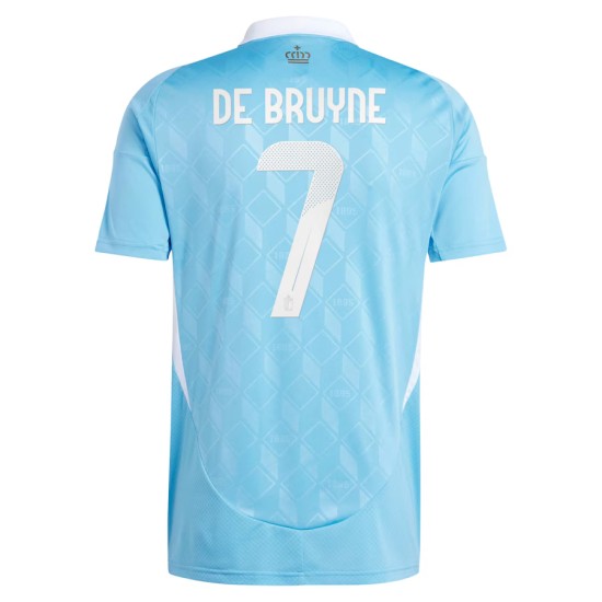 Camiseta de visitante DE BRUYNE Bélgica 2024/25 para mujeres