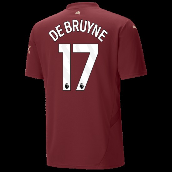 Camiseta tercera DE BRUYNE Manchester City 2024/25 para niños Camiseta tercera DE BRUYNE Manchester City 2024/25 para niños