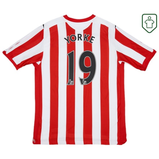 Camiseta retro local hombre Sunderland 2008/09 Yorke #19 Camiseta retro local hombre Sunderland 2008/09 Yorke #19