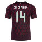 Javier Hernández Chicharito #14 México Camiseta de Local Copa América 2024 Javier Hernández Chicharito #14 México Camiseta de Local Copa América 2024