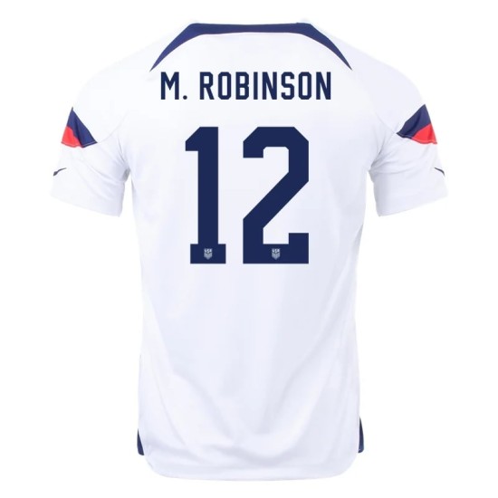 Miles Robinson #12 USMNT Camiseta de Local Mundial 2022 Miles Robinson #12 USMNT Camiseta de Local Mundial 2022