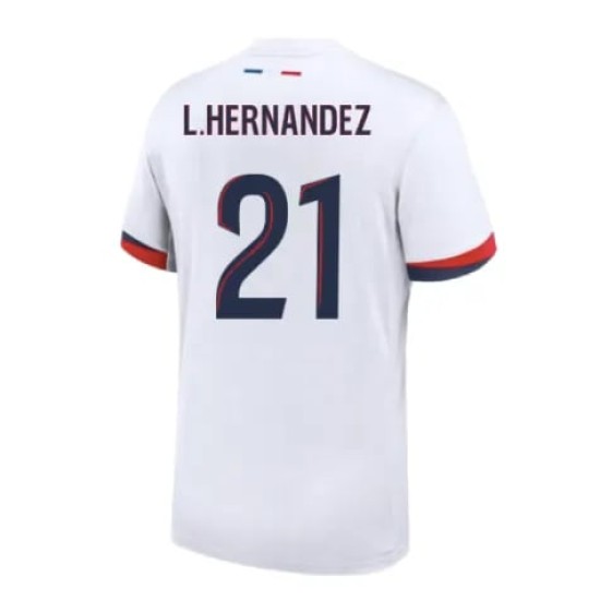 Camiseta de visitante L.HERNANDEZ PSG 2024/25 para hombres