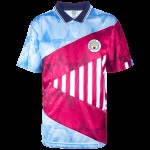 Camiseta Retro Mash-Up Manchester City 1990 para Hombre
