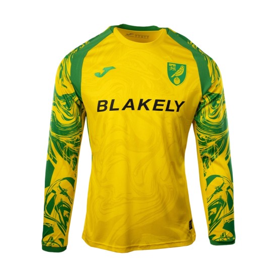 Camiseta de Manga Larga de Local Norwich City 2026/27 para Hombre Camiseta de Manga Larga de Local Norwich City 2026/27 para Hombre