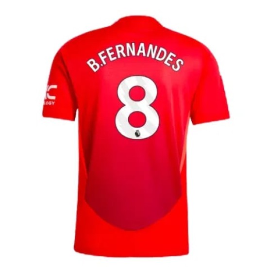 Camiseta de casa B.FERNANDES Manchester United 2024/25 para mujeres