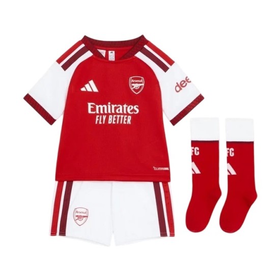 Conjunto Local Infantil Arsenal 2026/27 Conjunto Local Infantil Arsenal 2026/27