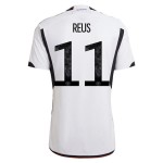 Marco Reus #11 Alemania Camiseta de Local Mundial 2022 Marco Reus #11 Alemania Camiseta de Local Mundial 2022