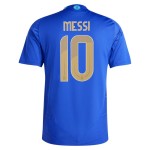 Lionel Messi #10 Argentina Camiseta Versión Jugador de Visita Copa América 2024