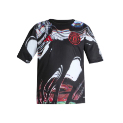 Niño Manchester United 2025/26 Tercera Camiseta Pre Match - Negra