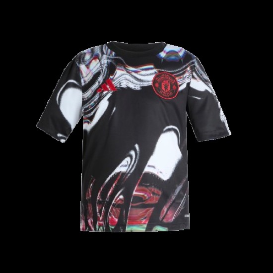 Niño Manchester United 2025/26 Tercera Camiseta Pre Match - Negra Niño Manchester United 2025/26 Tercera Camiseta Pre Match - Negra