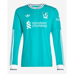 Camiseta Tercera Liverpool 2025/26 Manga Larga Mujer