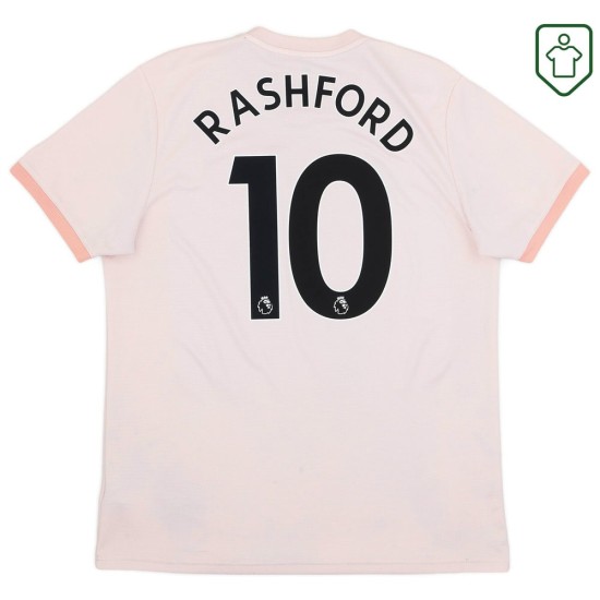 Camiseta retro visitante hombre Manchester United 2018/19 Rashford #10