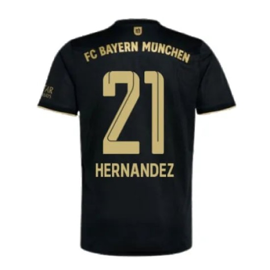 Camiseta de visitante L.HERNANDEZ Bayern Munich 2021/22 para hombres