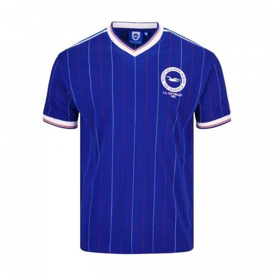 Camiseta Retro Infantil Brighton & Hove Albion 1983 Home Finalistas FA Cup