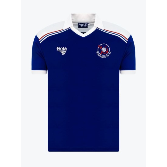 Camiseta Retro Local 1980/82 de Portsmouth para Hombre Camiseta Retro Local 1980/82 de Portsmouth para Hombre