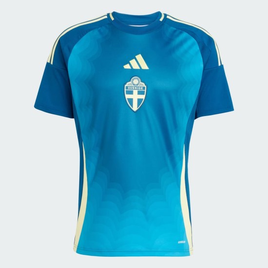 Camiseta Away del Equipo Femenino de Suecia 2025 para Niño