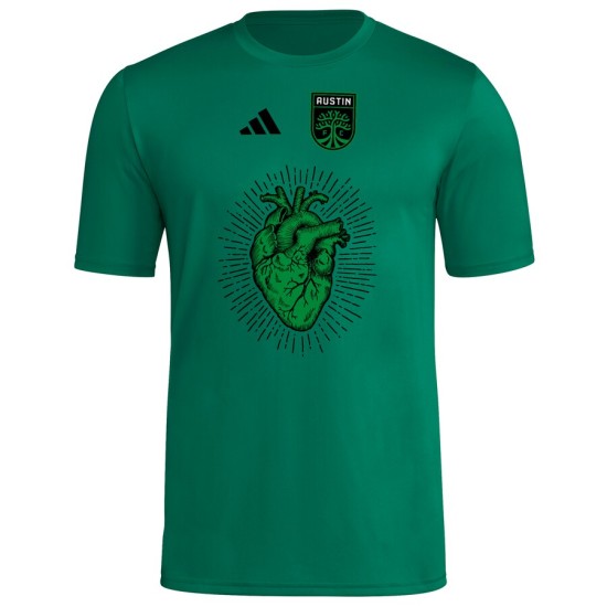Camiseta Tercera Hook AEROREADY 2025 de Austin FC para Hombre - Negra Camiseta Tercera Hook AEROREADY 2025 de Austin FC para Hombre - Negra