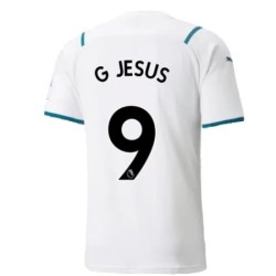 Camiseta de visitante G.JESUS Manchester City 2021/22 para niños