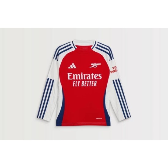 Camisa de casa de manga larga para niño Arsenal 2024/25