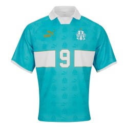 Camiseta Retro King OM #9 - Azul Mujer