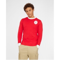 Camiseta retro local manga larga Liverpool 1963/68 de hombre