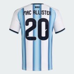 Camiseta Oficial Local Argentina 2026 Niño MAC ALLISTER #20