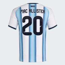 Camiseta Oficial Local Argentina 2026 Hombre MAC ALLISTER #20