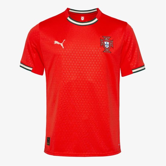 Camiseta de hogar para mujer Portugal 2025