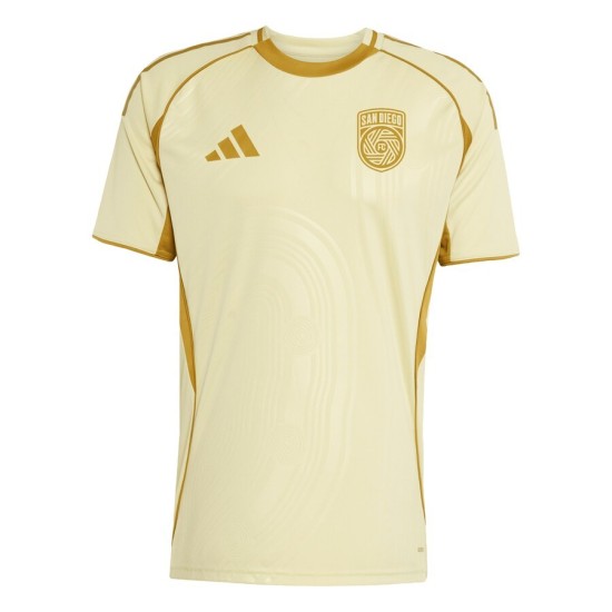 Camiseta Hombre San Diego FC 2025 Tercera Pre Partido Amarilla Camiseta Hombre San Diego FC 2025 Tercera Pre Partido Amarilla