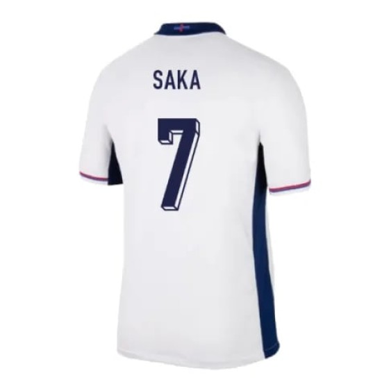 Camiseta de casa SAKA Inglaterra 2024/25 para hombres