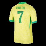 VINI JR. #7 Brasil Camiseta de Local Copa América 2024 VINI JR. #7 Brasil Camiseta de Local Copa América 2024