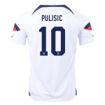 Christian Pulisic #10 USMNT Camiseta de Local Mundial 2022 Christian Pulisic #10 USMNT Camiseta de Local Mundial 2022