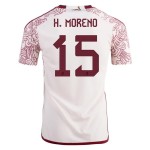 Héctor Moreno #15 México Camiseta de Visita Mundial 2022 Héctor Moreno #15 México Camiseta de Visita Mundial 2022