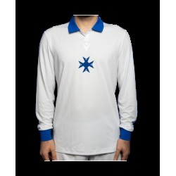 Hombre AJ Auxerre 2025/26 Camiseta Heritage de Manga Larga 120.º Aniversario