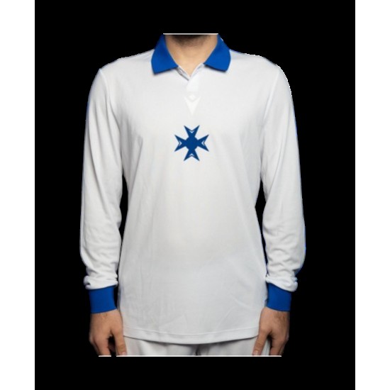Hombre AJ Auxerre 2025/26 Camiseta Heritage de Manga Larga 120.º Aniversario
