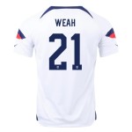 Timothy Weah #21 USMNT Camiseta de Local Mundial 2022