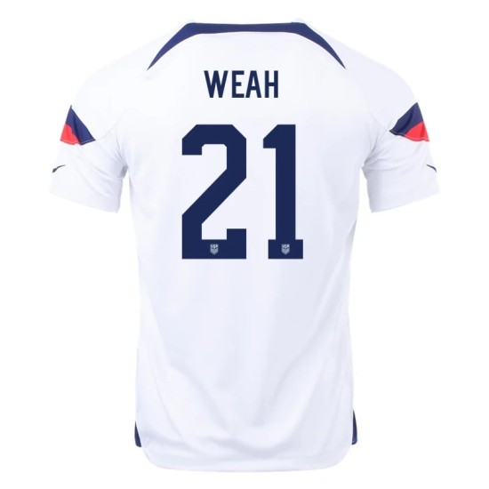 Timothy Weah #21 USMNT Camiseta de Local Mundial 2022