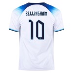 Jude Bellingham #10 Inglaterra Camiseta de Local Mundial 2022 Jude Bellingham #10 Inglaterra Camiseta de Local Mundial 2022