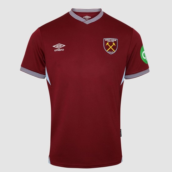 Camiseta de Local West Ham United Mujer Sin Publicidad 2025/26